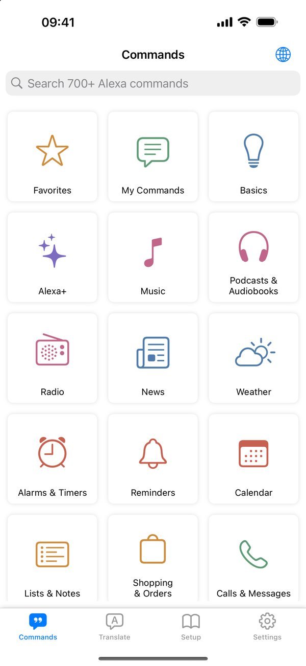 Smart Commands for Alexa: 700+ Alexa commands sorted in 36 categories